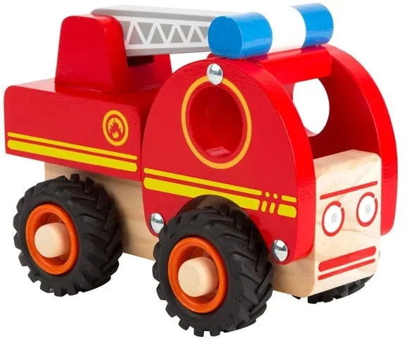 Small Foot - Träbrandbil med stege