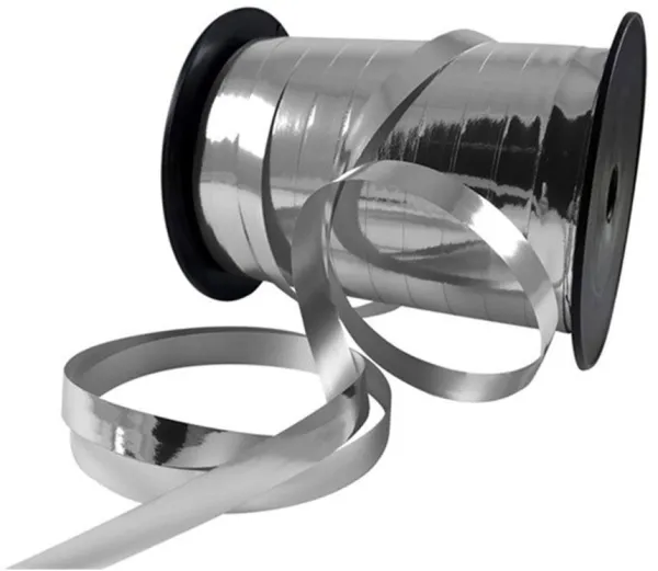 Presentband 10mmx250m Metallisk Silver