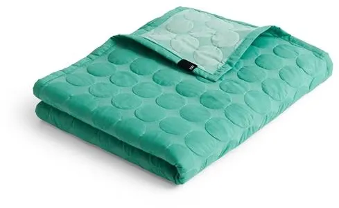 HAY Mega Dot Organic Överkast 260x260 Havsgrön
