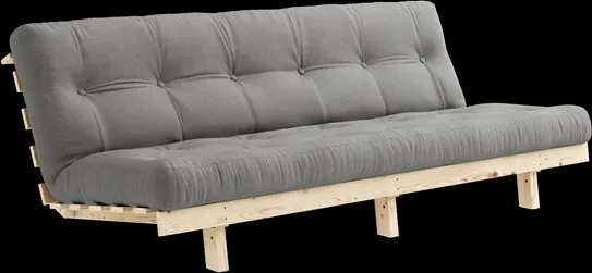 Karup Design Lean Bäddsoffa med Alpha Madrass 130x200 Grå/Raw
