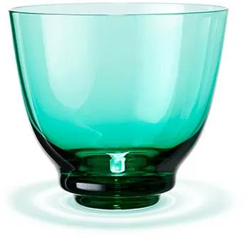 Holmegaard Flow vattenglas 35 cl - Smaragdgrön